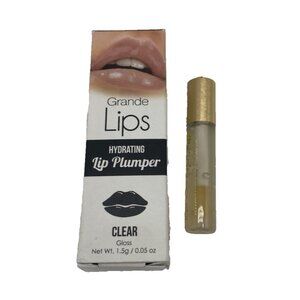 Grande Lips Clear Gloss Hydrating Lip Plumper 0.05oz 1.5g New in Box Made in USA